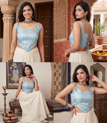 Shop Ethnic Corsets Online in India | Best Festive Blouses 2026