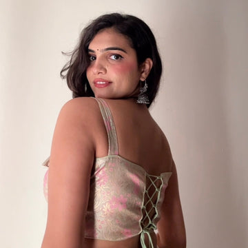 Corset Top with Skirt for Jaipur Trip: Chic Indo Western Outfit Ideas