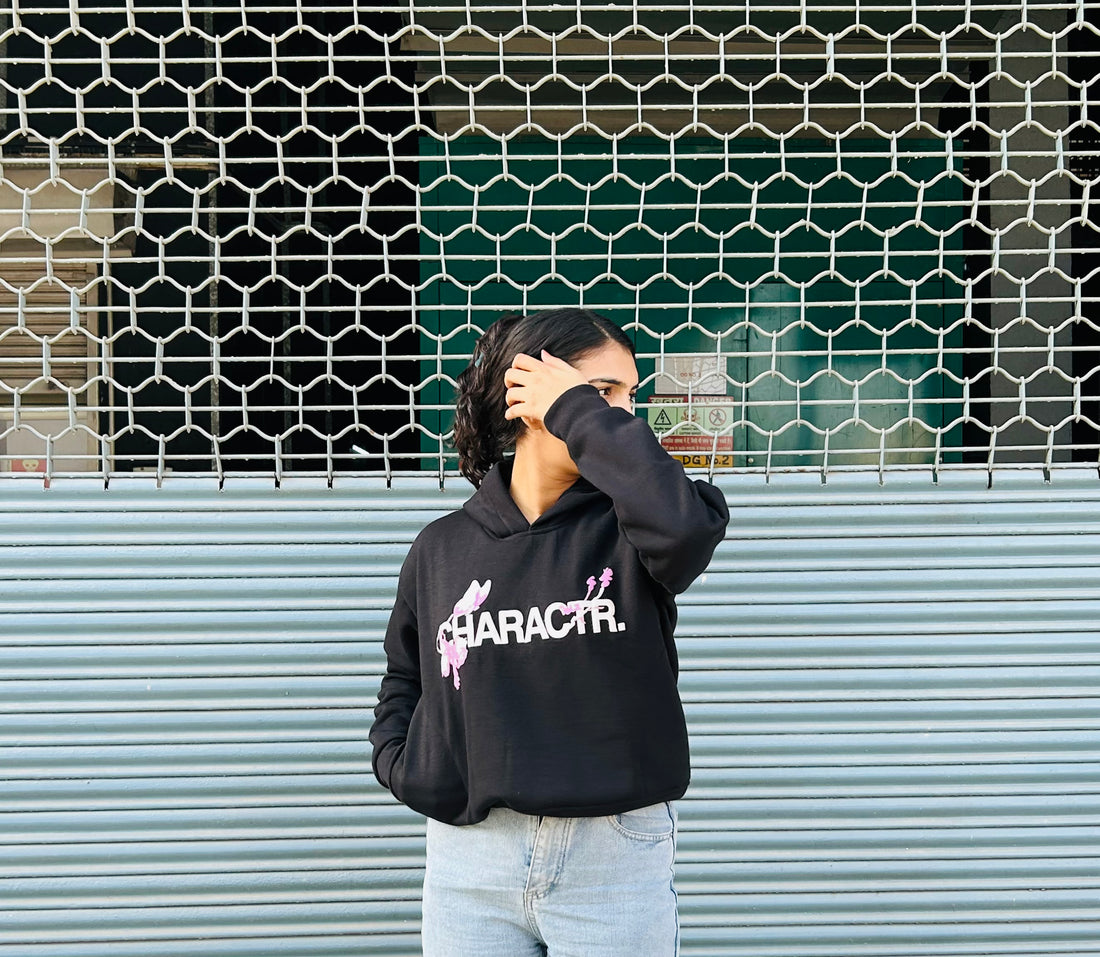 Black Oversized Hoodie