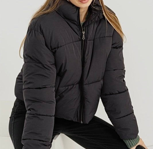 Black Puffer Jacket For Women